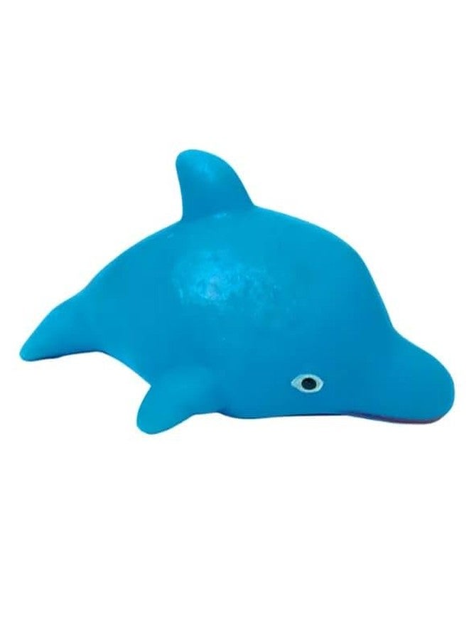 Manos Baby Bath Toys, Fish Squeaker Toys for Kids & Adults, Set of 4 - Image 3